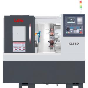Medium Duty Custom Dual Turret Cnc Lathe With SYNTEC CNC Control System