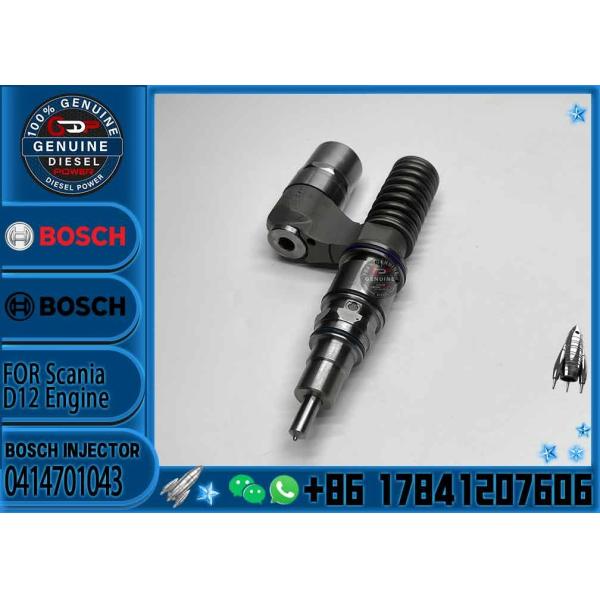 Genuine unit fuel injector 0414701066 0414701044 For Scania 1805344