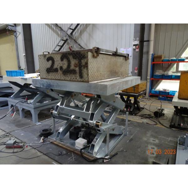 2ton Hydraulic Electric Stationary Scissor Lift Table High Lift Table with Bellow