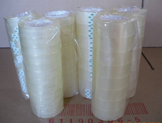 Strong Self Adhesive BOPP Stationery Tape Custom Logo Printed 48mm*60m 38mic