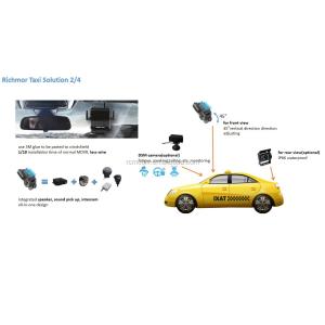 0.9" Screen Size 2CH 1080P SD CARD Dash Cam MDVR 256G 4G with All Accessories