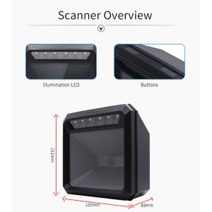 User-Friendly and Versatile Desktop Type USB Barcode Scanner for Convenient