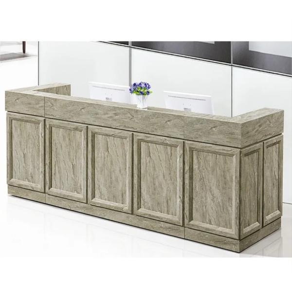 Modern Luxury Style Reception Desk Customized Office Reception Furniture Multi