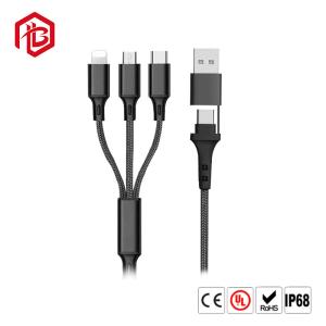 Bett 1m 2m 3m LED Charger Cable High Quality Android USB 2.0 Fast Charging Nylon