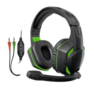 3.5mm Cool Over Ear Headset LED Wired Gaming Headphone With Microphone