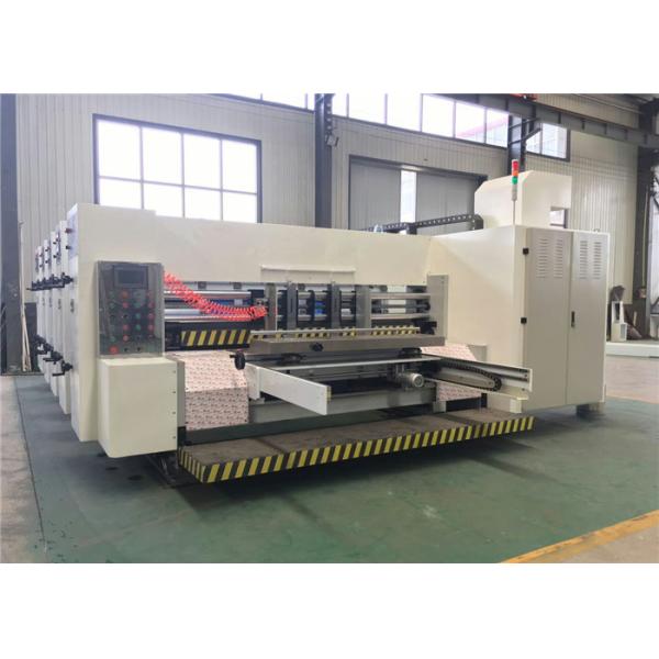 High Precision Flexo Printer Slotter Die Cutter PLC Control For Corrugated Cartons