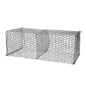 Wholesale 2X1X1 Hot Dipped Galvanized Gabion Hexagonal Wire Mesh Stone Boxes with Sliver Finish from china suppliers