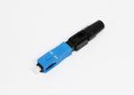 FTTH Cable Simplex Fiber Optic Connector With FC LC SC ST Connectors Multimode