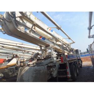 Cylinder Type Structure 2009 Zoomlion 37m Used Concrete Pump Truck 2.6mm