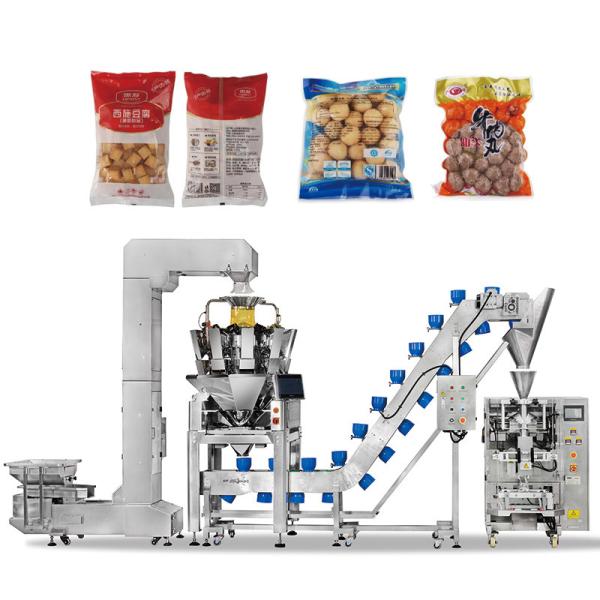Popcorn Chicken Multi-Function Irregular Shape Bagging Machine Automatic Stand