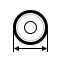 280 Degree Celsius High Temp Casters 3 Inch PP Caster Wheel 75mm