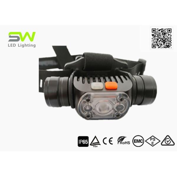 Quality Versatile USB Rechargeable Headlamp With Motion Sensor Aluminum Material for sale