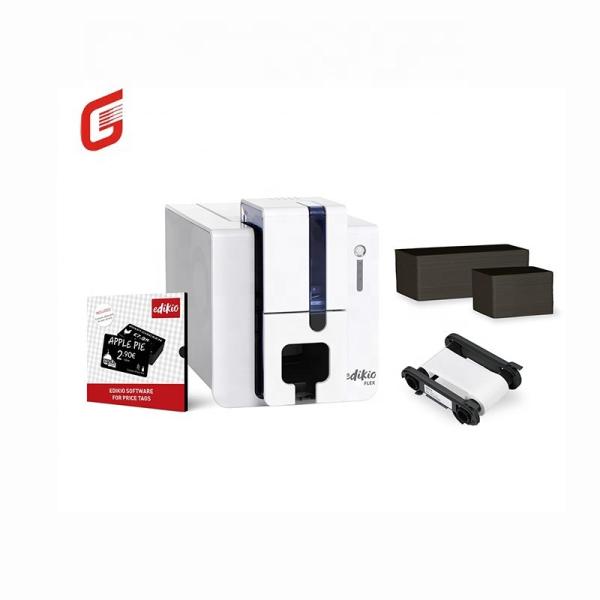USB and Ethernet Interface Evolis Edikio FLEX Tag Printer for Hotel Card
