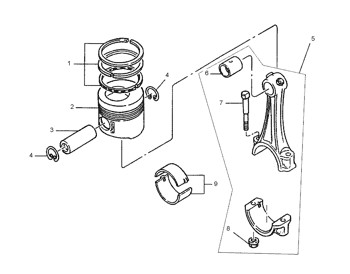 Tak9889 Piston Liner Kit Cylinder Liner 297-7750 Engine Tak-9889 Ring 2977750