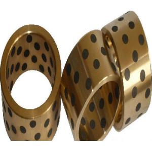 Buy cheap Sliding Brass Graphite Bronze Bushing , Customized Self Lubricating Bearing from wholesalers