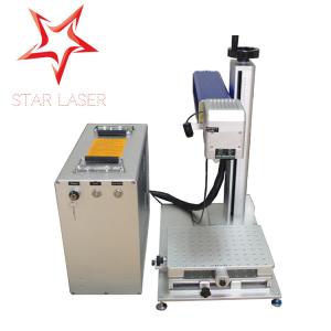 Wholesale Coated Mini Fiber Laser Marking Machine Easy Operation For Crystal / Brass from china suppliers