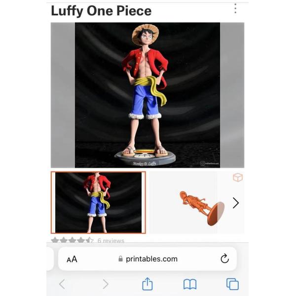 Quality CNC Tooling Machine Plastics Resin Titanium 3D Printing Prototype for Anime Action Figure for sale