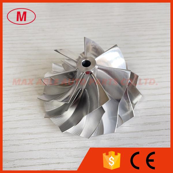 B03G reverse 54.87/70.98mm 7+7 blades high performance turbocharger milling/aluminum 2618/billet compressor wheel