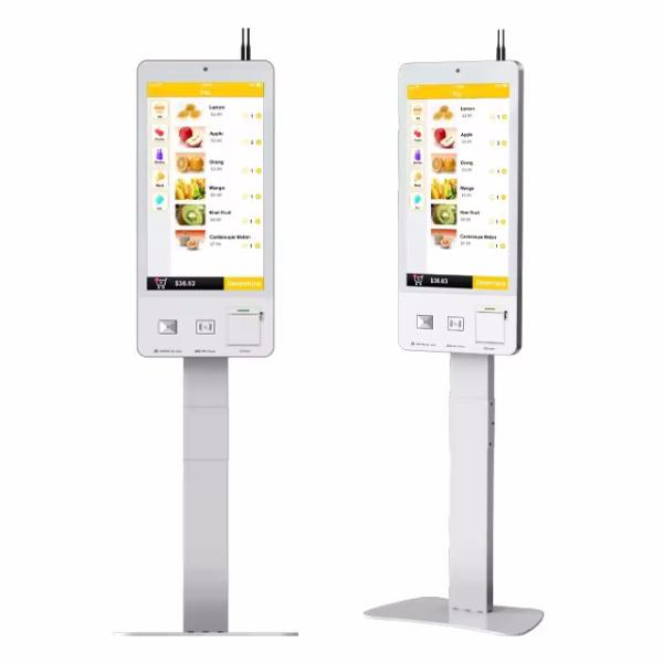 Quality Touchscreen Self Service POS System With LED Lights Supports Face Recognition for sale