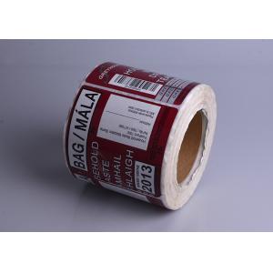 Custom printed adhesive paper silver stamping barcode series code household