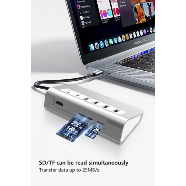 Additional Features 9 in 1 USB-C Docking Station with User Manual and Compact Design Included