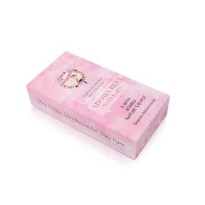 CDR Pink Exquisite Printing Cosmetics Packaging Boxes With Lids