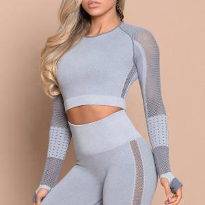 [Free Sample] Yoga Pants Set Apparel Processing Services Slight Customize Womens