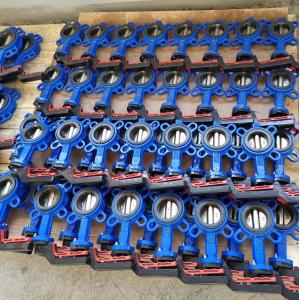 DIN3354 cast iron butterfly valve without pin made in China