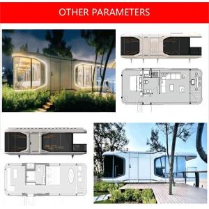 2 Bedroom Prefabricated Modular Houses Hotei Space-Saving Capsule Hotel