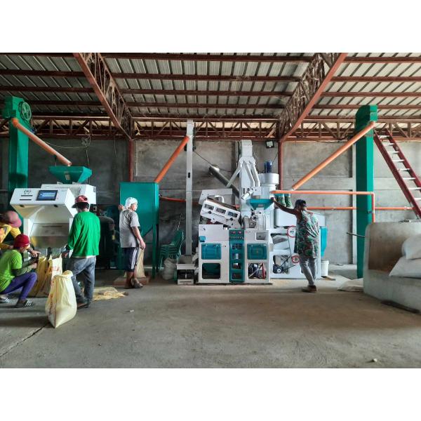 220V / 50HZ Rice Color Sorting Machine With Stainless Steel Carble Steel Materials