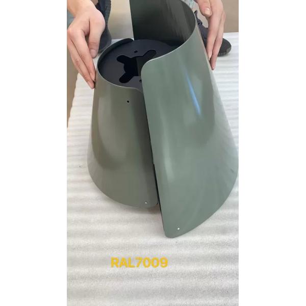 Quality OEM Custom Metal Fabrication CNC Machining Aluminium Light Shade CCC CE Approved for sale