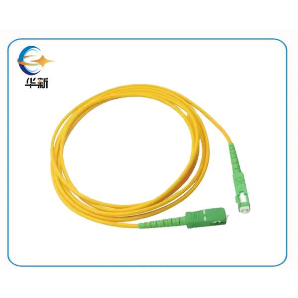 Quality 100% 3d Test Fiber Optic Patch Cord With UPC Polish And Optimal Network Performance for sale