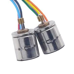 8mm Diameter 2-phase 4-wire Micro Stepper Motor with 385mA Current and 18 Degree