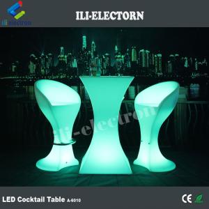 orange color plastic rotational event furniture cocktail table for event