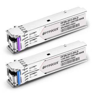 OPTFOCUS SFP Optical Transceiver OFSB-4512-80LD BI-DI SF SM SC 1.25G 80KM 1490