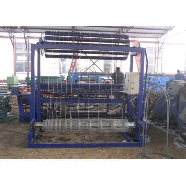 Quality Hinge Joint Galvanized Wire Mesh Weaving Machine 1.8 - 2.5mm Wire Diameter for sale