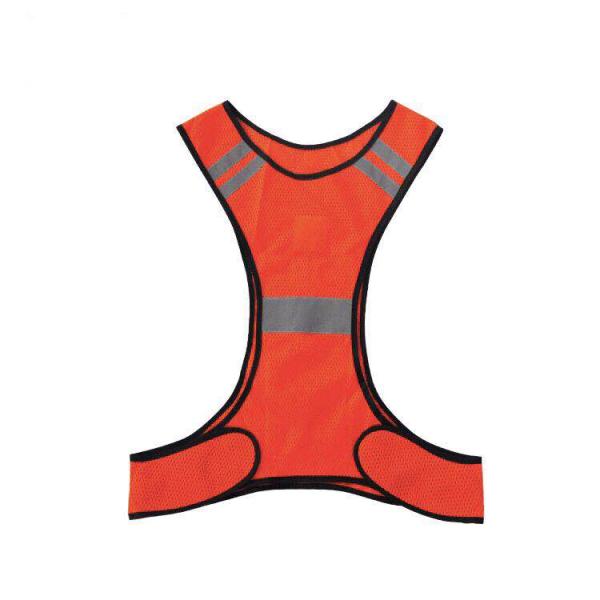 Plus Size Reflective Safety Vest With Shining LED Light For Night Working