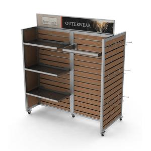 Double Sided Jeans Display Stand For Clothing Store