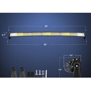 12 Voltage 783 Watt Curved LED Light Bar , High Power LED Driving Lights