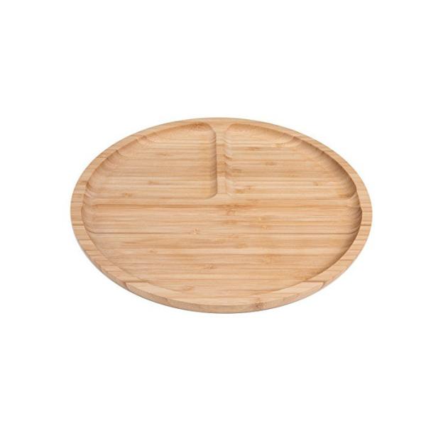 Quality Customized Design Natural Bamboo Serving Tray With Foldable Legs for sale