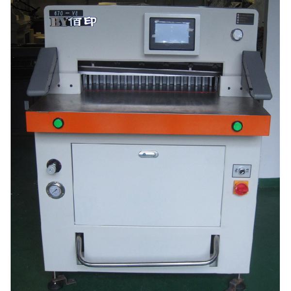 670mm Semi Automatic Paper Cutting Machine For Photo / PVC