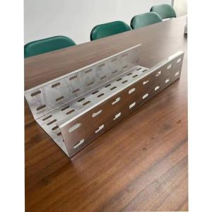 Customizable Non Flammable Galvanized Steel Cable Tray With Connectors