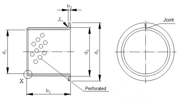 WRAPPED BRONZE BUSHING