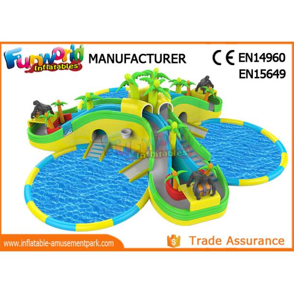Large Inflatable Water Park Games Giant Inflatable Water Park For Kids