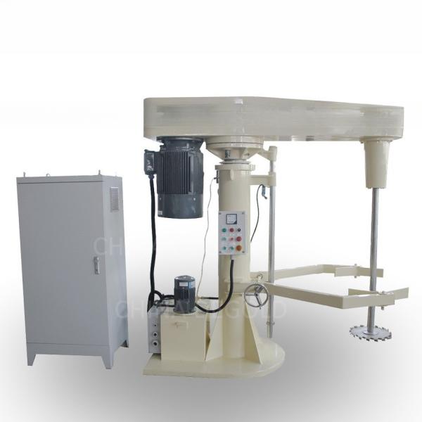 Car Paint Disperser Mixer With Hydraulic Dispersing Shaft Lifting Way