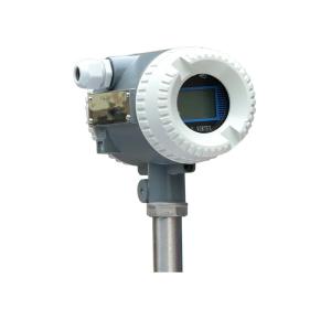 Nitrogen/Co2 gas vortex flow meter with bluff body