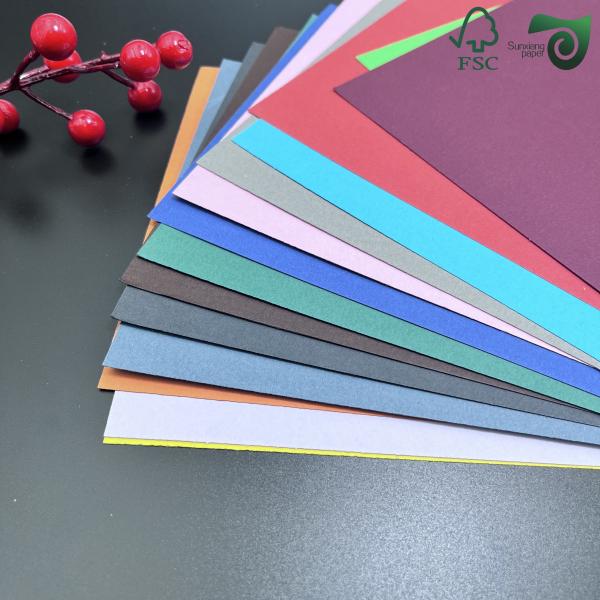 FSC Circle Offset Uncoated Colored Paper Sheets C2S Art Board 150g 180g Jumbo