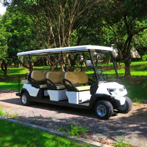 Sightseeing Electric Golf Buggy 6+2 Seater With Lithium Battery Strong Power