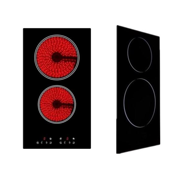 Quality ETL Scratch Resistant Drop In 2 Burner Ceramic Cooktop for sale