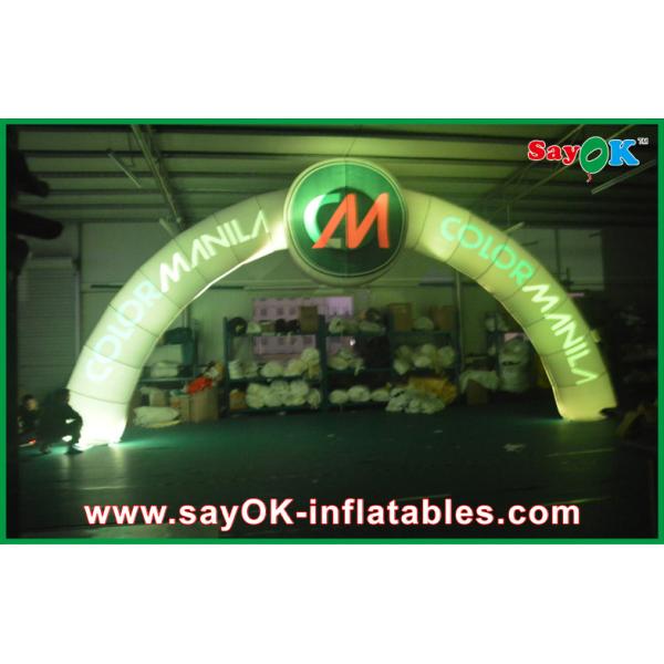 Halloween Archway Inflatable 5*3m Huge Inflatable Arches Led Light Colourful
